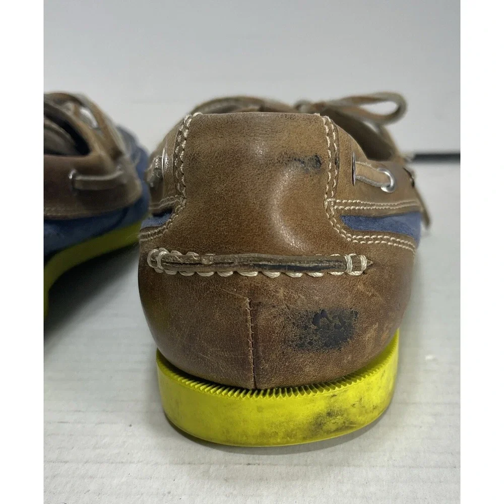 Cole Haan Air Yacht Club Shoes Mens Size 10.5 Blue Leather Lace Up Boat
